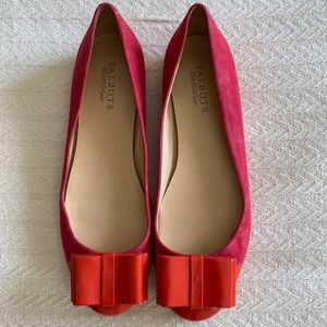 Talbots suede flats size 9.5